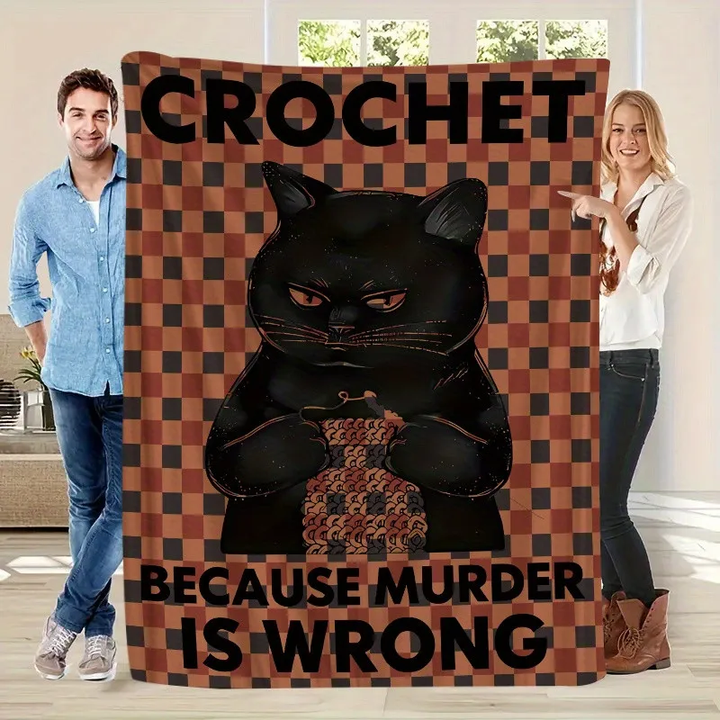 Одеяло с изображением акулы «Черный кот» — бросок с причудливым принтом
Одеяло с изображением акулы «Черный кот» — бросок с причудливым принтом