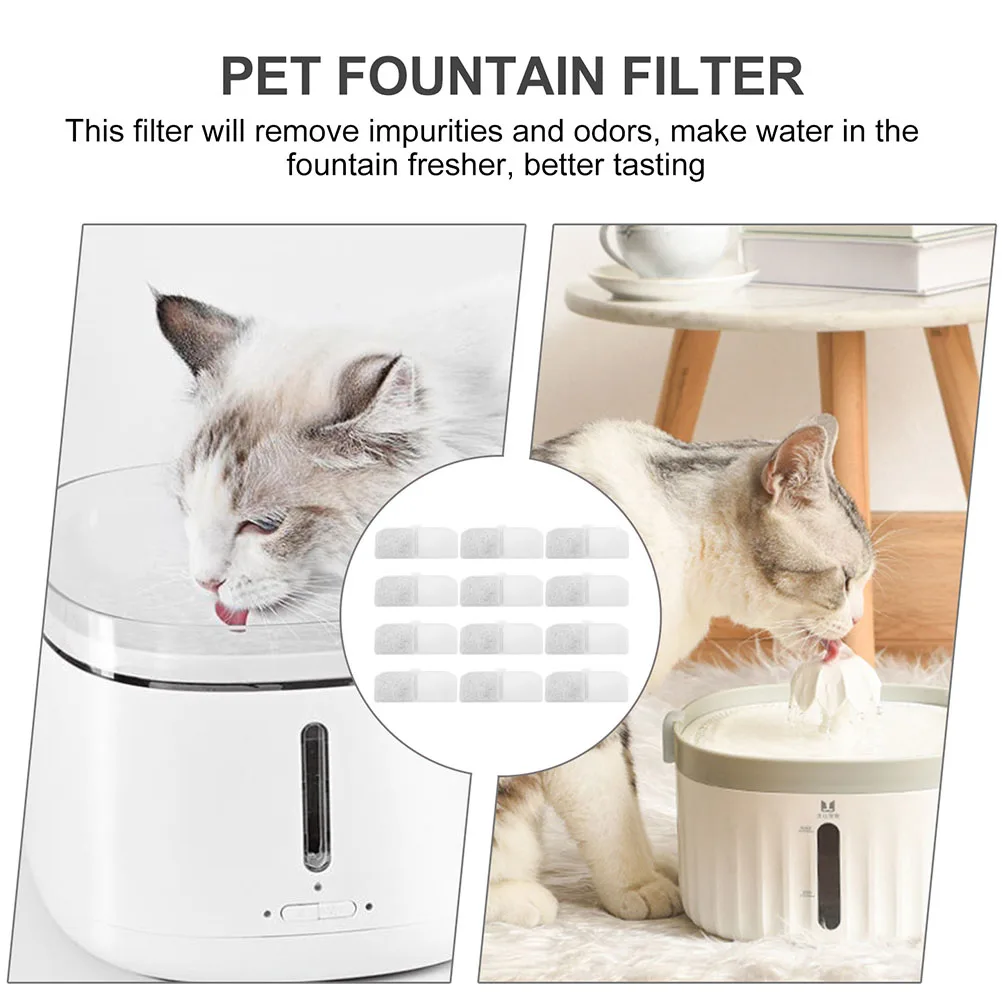 12pcs Replacement Filter Mats For Pet Water Fountain Cat Dog Waterer Premium Impurity Hair Debris Catcher Parts Water Dispenser
12pcs Replacement Filter Mats For Pet Water Fountain Cat Dog Waterer Premium Impurity Hair Debris Catcher Parts Water Dispenser