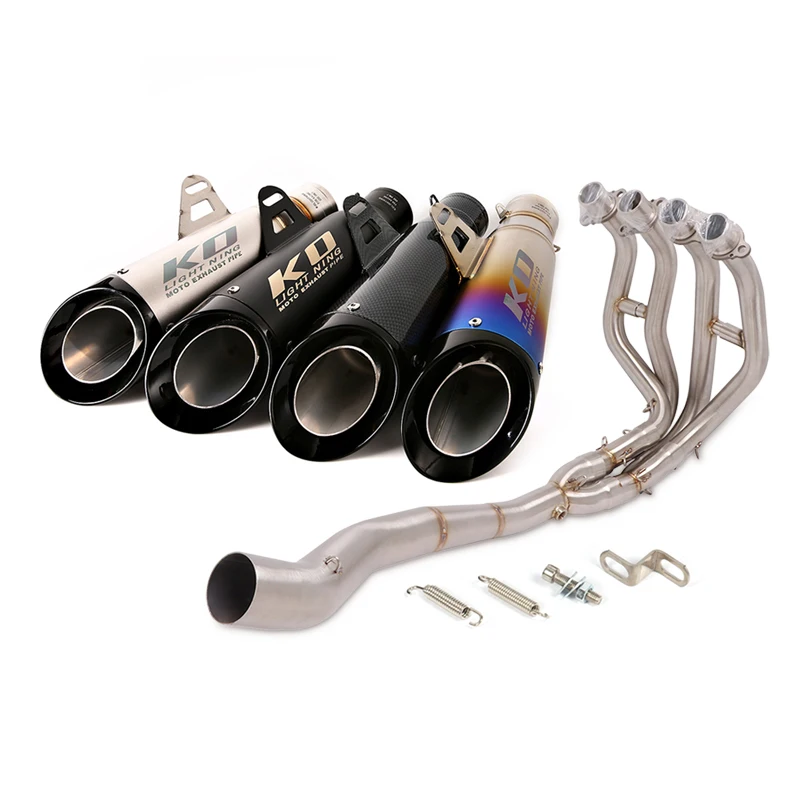 Slip On Motorcycle Exhaust Pipe Stailess Steel Front Link Tube Carbon Fiber 51mm Muffler Tail Escape For Kawasaki Ninja ZX25R
Slip On Motorcycle Exhaust Pipe Stailess Steel Front Link Tube Carbon Fiber 51mm Muffler Tail Escape For Kawasaki Ninja ZX25R