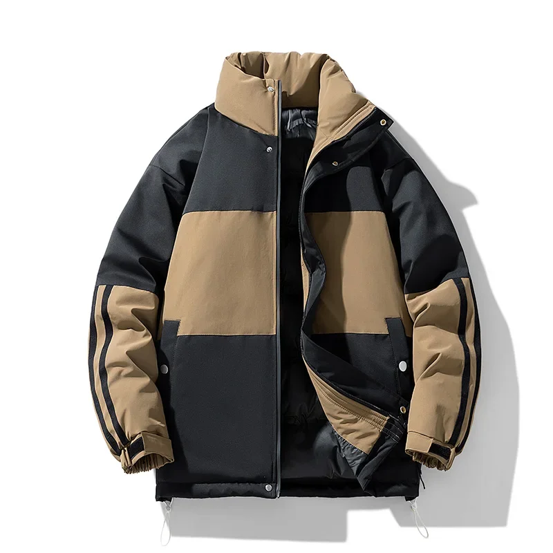 Korean Fashion Winter Men Parkas Windproof Casual Cotton Jackets for Men Thicken Warm Stand Collar Male Zipper Clothing Outdoor
Korean Fashion Winter Men Parkas Windproof Casual Cotton Jackets for Men Thicken Warm Stand Collar Male Zipper Clothing Outdoor