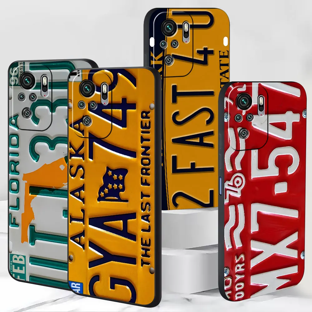 Vintage License Plate Case for Xiaomi Redmi Note 13 11E 10S 8 10 12 Pro Plus 9 11 9S 12S 8T 7 TPU Black Soft Phone Cover Shell
Vintage License Plate Case for Xiaomi Redmi Note 13 11E 10S 8 10 12 Pro Plus 9 11 9S 12S 8T 7 TPU Black Soft Phone Cover Shell