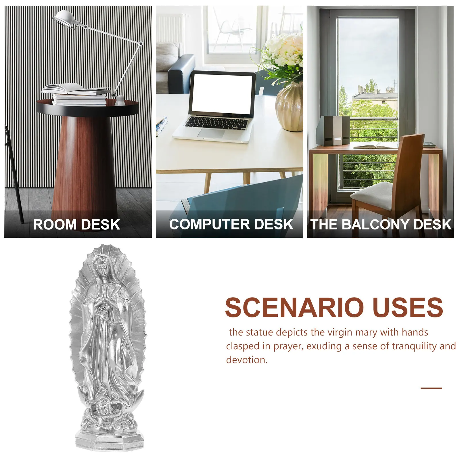 Virgin Mary Resin Statue Elegant Indoor Catholic Sculpture Our Lady of Grace for Living Room Church Office Mary Sculpture
Virgin Mary Resin Statue Elegant Indoor Catholic Sculpture Our Lady of Grace for Living Room Church Office Mary Sculpture