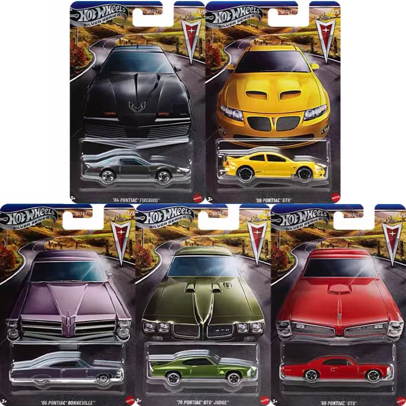 Hot Wheels Car SILVER SERIES Pontiac Bonneville Firebird GTO 1/64 Metal Die-cast Model Toy GRT01
Hot Wheels Car SILVER SERIES Pontiac Bonneville Firebird GTO 1/64 Metal Die-cast Model Toy GRT01