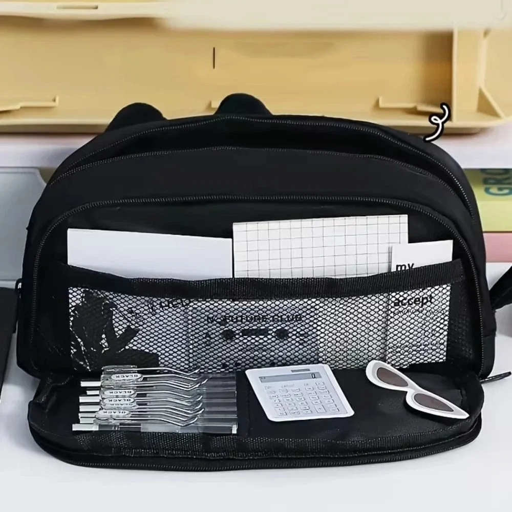 Animal Shaped Capybara Pen Case Large Capacity Black Cat Panda Black Cat Pencil Bag Cute Desktop Organizer Cartoon Pencil Box
Animal Shaped Capybara Pen Case Large Capacity Black Cat Panda Black Cat Pencil Bag Cute Desktop Organizer Cartoon Pencil Box