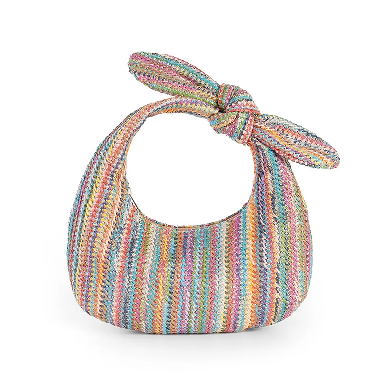 Cute Bow Knot Straw Woven Handbag, Crescent Tote Bag, Summer Vacation Beach Top Handle Purse, Wrist Bag for Daily Travel Holiday
Cute Bow Knot Straw Woven Handbag, Crescent Tote Bag, Summer Vacation Beach Top Handle Purse, Wrist Bag for Daily Travel Holiday