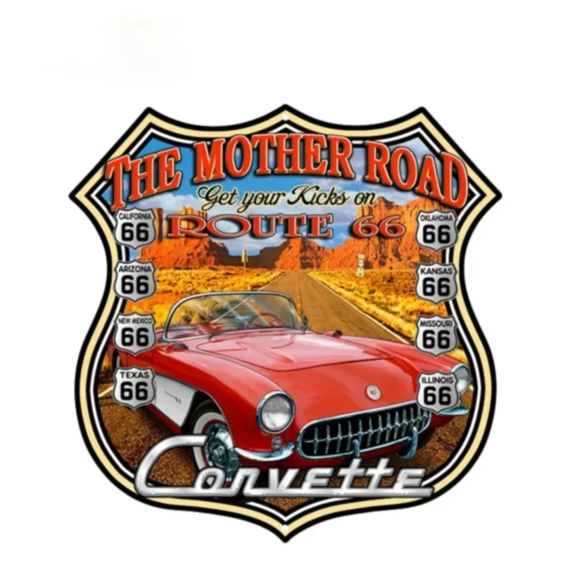 PVC Vinyl CORVETTE ROUTE 66 Car Sticker High Quality Decal for Windshield Bumper Motorcycle Helmet Cover121
PVC Vinyl CORVETTE ROUTE 66 Car Sticker High Quality Decal for Windshield Bumper Motorcycle Helmet Cover121