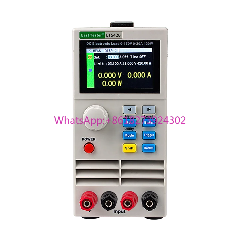 ET5420 Programmable DC Electronic Load Meter Single/dual Channel 400W//150V/40A
ET5420 Programmable DC Electronic Load Meter Single/dual Channel 400W//150V/40A