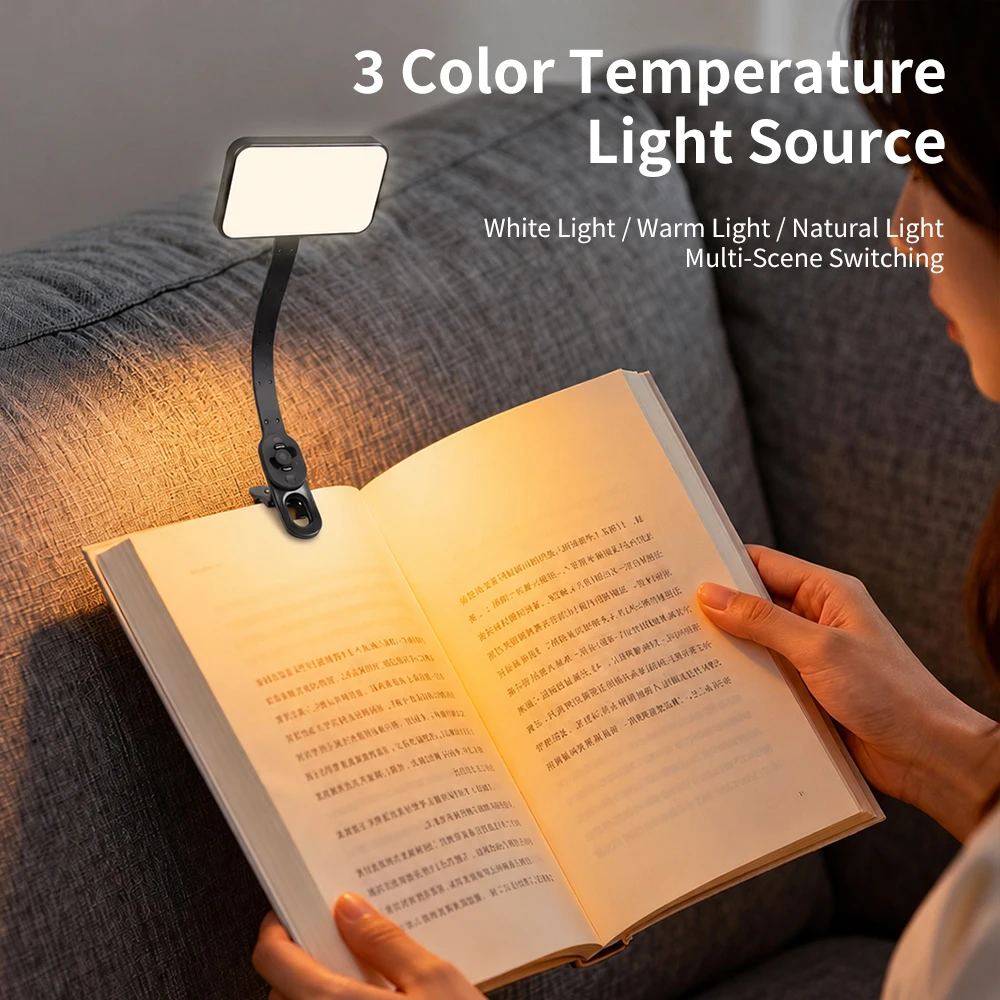 New 3 Colors LED Clip On Book Light Usb Rechargeable Night Light Portable Reading Light Book Lamp Mini Desk Lamp
New 3 Colors LED Clip On Book Light Usb Rechargeable Night Light Portable Reading Light Book Lamp Mini Desk Lamp