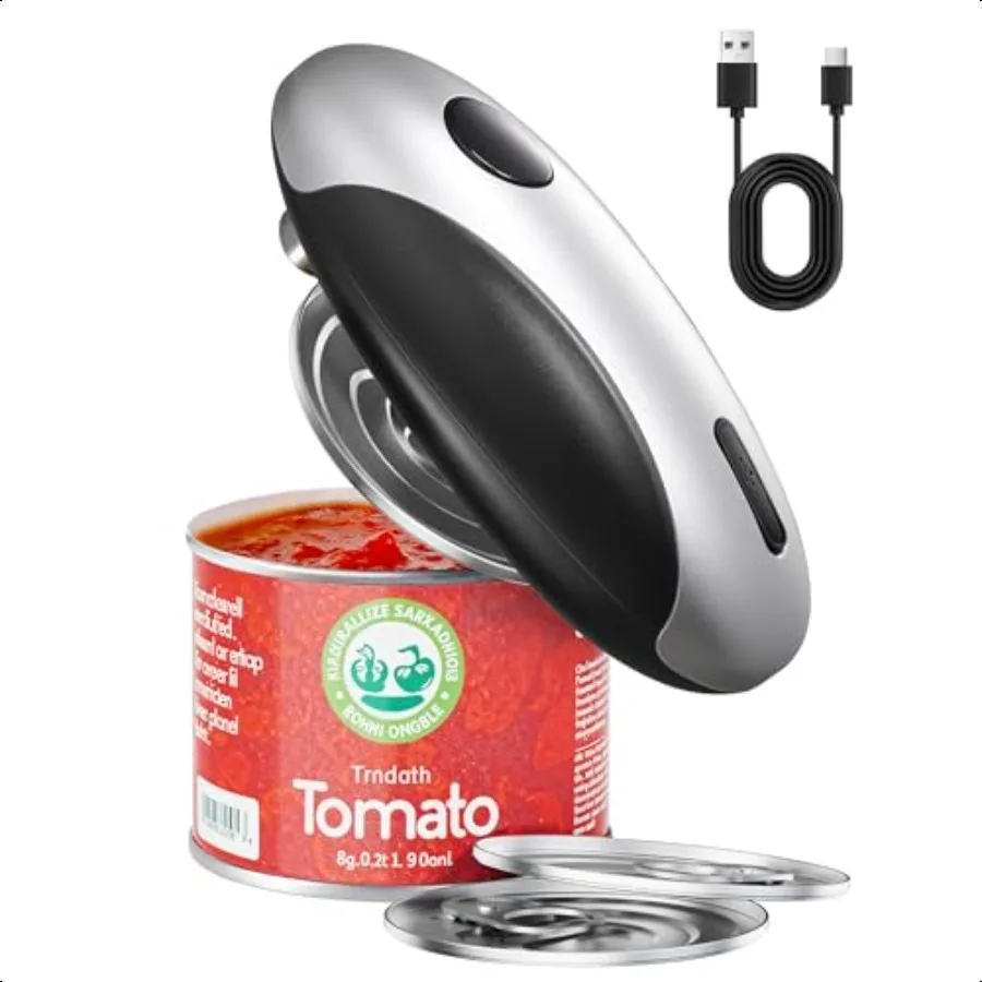 Rechargeable Electric Can Opener Smooth Edge OneTouch Automatic Can Opener for Seniors Arthritis HandsFree Can Openers for Kitc
Rechargeable Electric Can Opener Smooth Edge OneTouch Automatic Can Opener for Seniors Arthritis HandsFree Can Openers for Kitc
