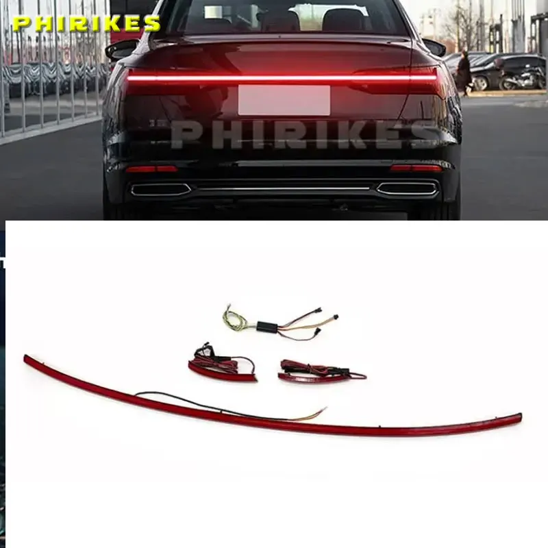 For Audi A6L Through Type Tail Lights A6 2019-2020 Upgrade C8 Optical Guide LED Dynamic Flowing Light Tail Lamp Auto Accessory
For Audi A6L Through Type Tail Lights A6 2019-2020 Upgrade C8 Optical Guide LED Dynamic Flowing Light Tail Lamp Auto Accessory 