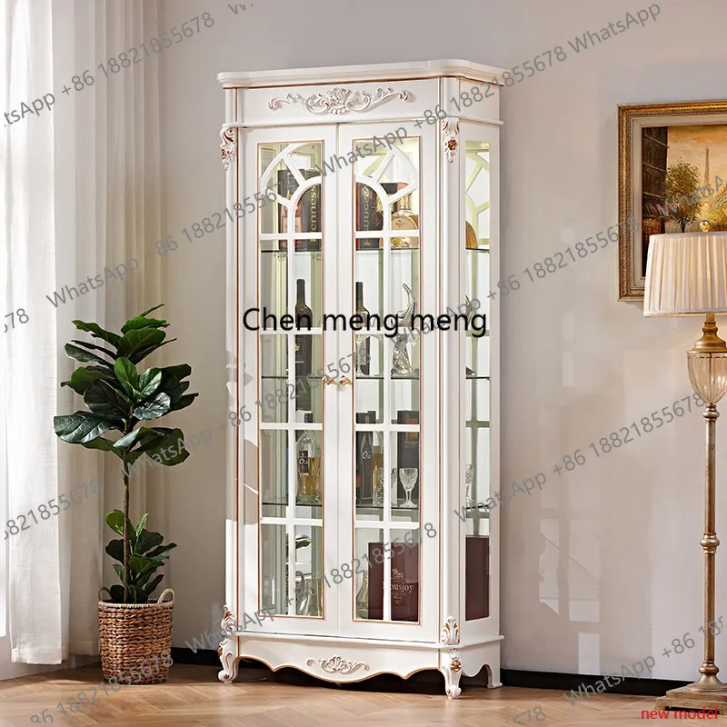 European Vintage Wine Cabinet Living Room Special Decorative Wine Cabinet French Light Luxury Bar Furniture Drankenkast
European Vintage Wine Cabinet Living Room Special Decorative Wine Cabinet French Light Luxury Bar Furniture Drankenkast