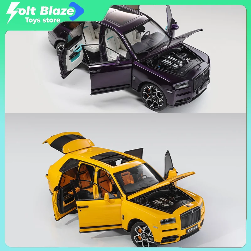 OEM 1/18 Rolls-Royce Cullinan Black Badge Edition, литая под давлением модель автомобиля из сплава, модели для дисплея, имитация коллекции автомобиля, подарок для мальчика
OEM 1/18 Rolls-Royce Cullinan Black Badge Edition, литая под давлением модель автомобиля из сплава, модели для дисплея, имитация коллекции автомобиля, подарок для мальчика
