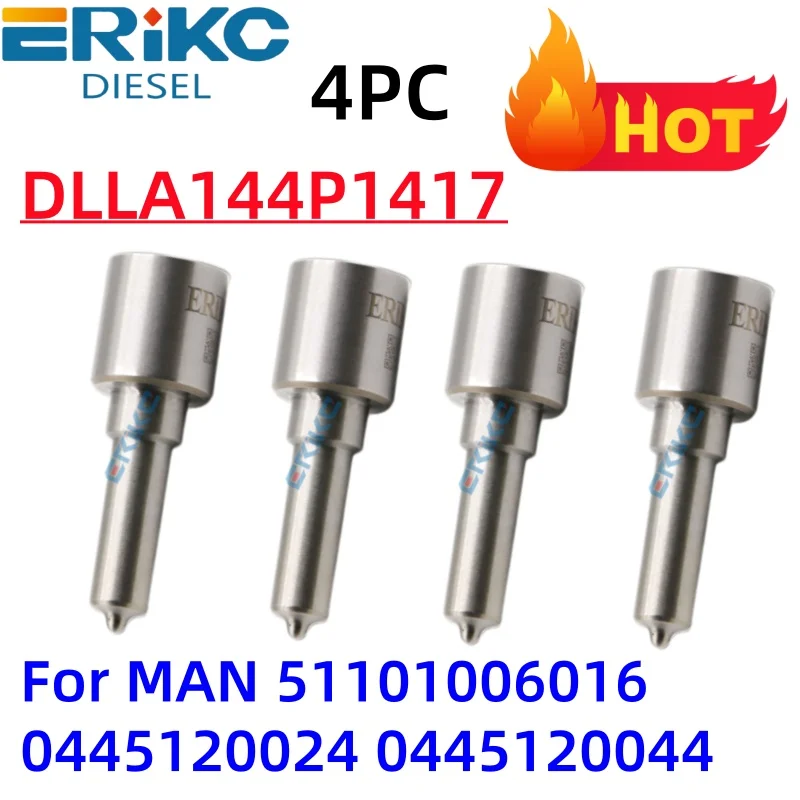 4PCS DLLA 144 P 1417 Diesel Injector Nozzle 0433171878 Fuel DLLA144P1417 DLLA 144P1417 For MAN 51101006016 0445120024 0445120044
4PCS DLLA 144 P 1417 Diesel Injector Nozzle 0433171878 Fuel DLLA144P1417 DLLA 144P1417 For MAN 51101006016 0445120024 0445120044