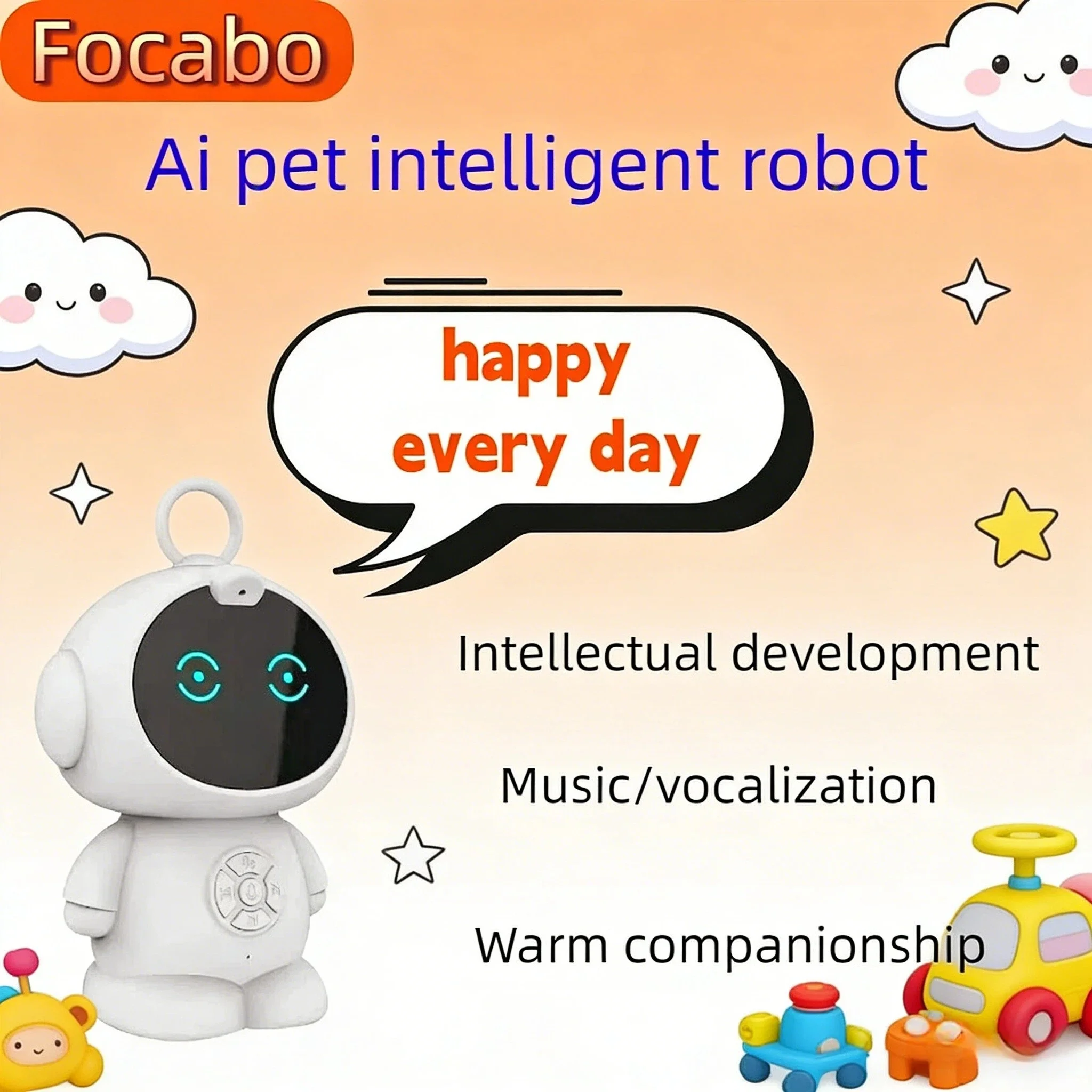 Интеллектуальный робот-пультоводимый робот с функцией зарядки, музыкой, для развития интеллекта детей, интерактивное чтение историй в реальном времени
Интеллектуальный робот-пультоводимый робот с функцией зарядки, музыкой, для развития интеллекта детей, интерактивное чтение историй в реальном времени