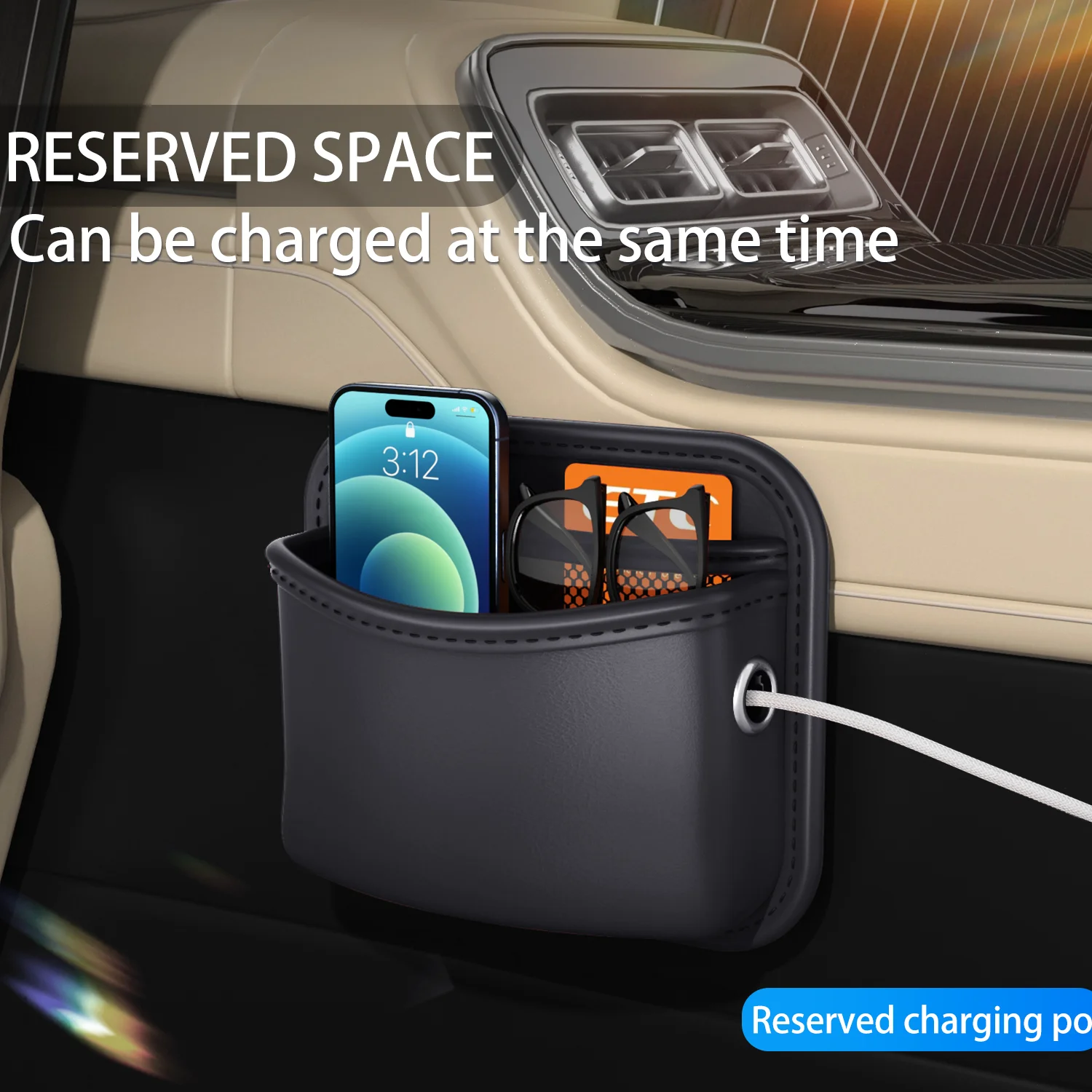 Car Storage Bag Nappa Leather Multi Functional Mesh Bag Organizer Storage Hanging Box Auto Console Side Seat Plug Filler
Car Storage Bag Nappa Leather Multi Functional Mesh Bag Organizer Storage Hanging Box Auto Console Side Seat Plug Filler