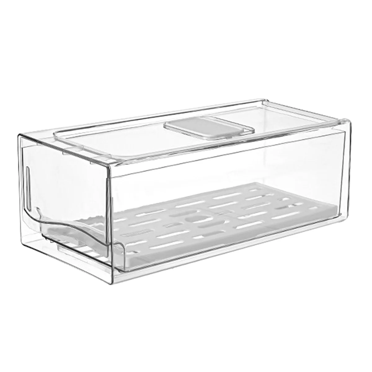 Refrigerator Organizer Bins with Pull Out Drawers Fridge Produce Drawer Set for Save Vertical Space
Refrigerator Organizer Bins with Pull Out Drawers Fridge Produce Drawer Set for Save Vertical Space