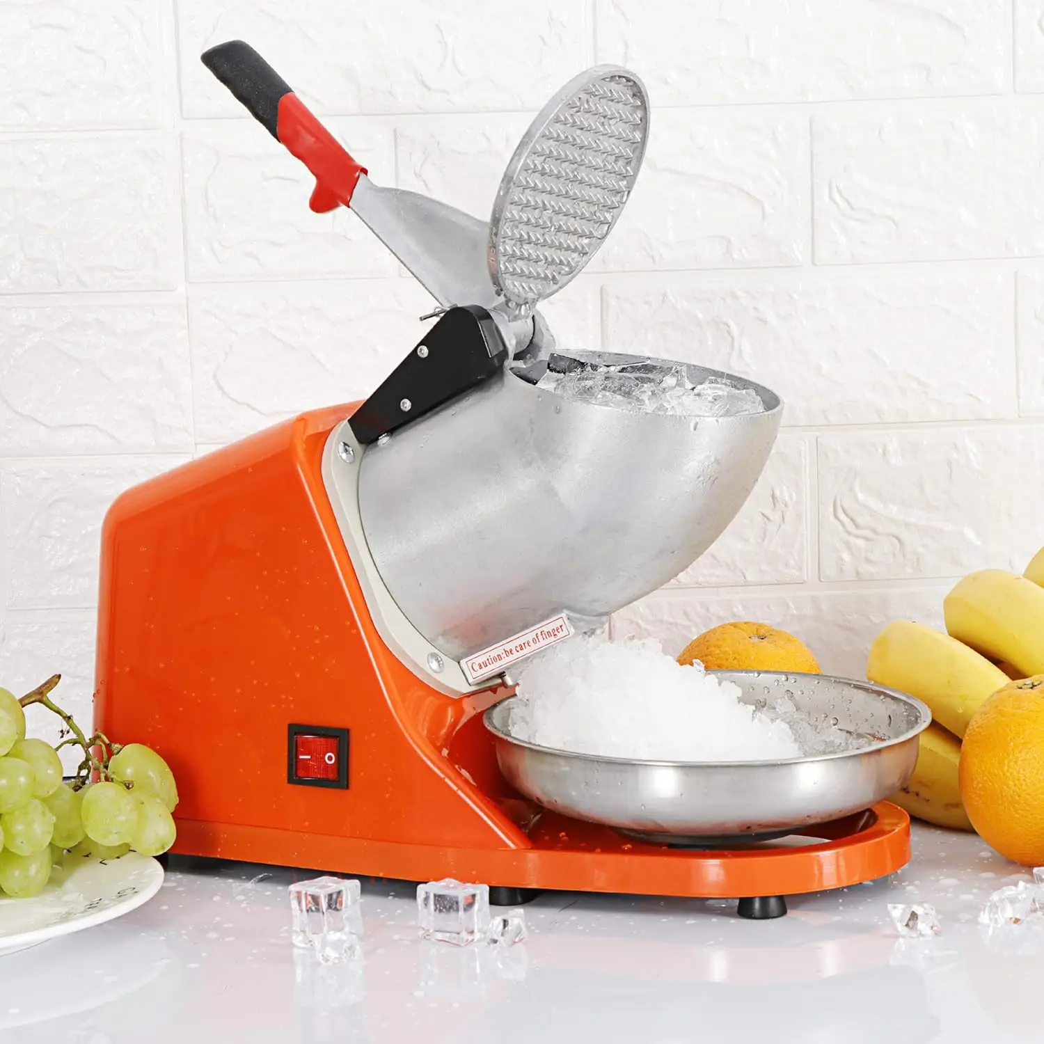 Electric Ice Shaver Machine Ice Snow Cone Maker for Home Commercial Use 143 lbs New, 300W Stainless Steel Blade
Electric Ice Shaver Machine Ice Snow Cone Maker for Home Commercial Use 143 lbs New, 300W Stainless Steel Blade