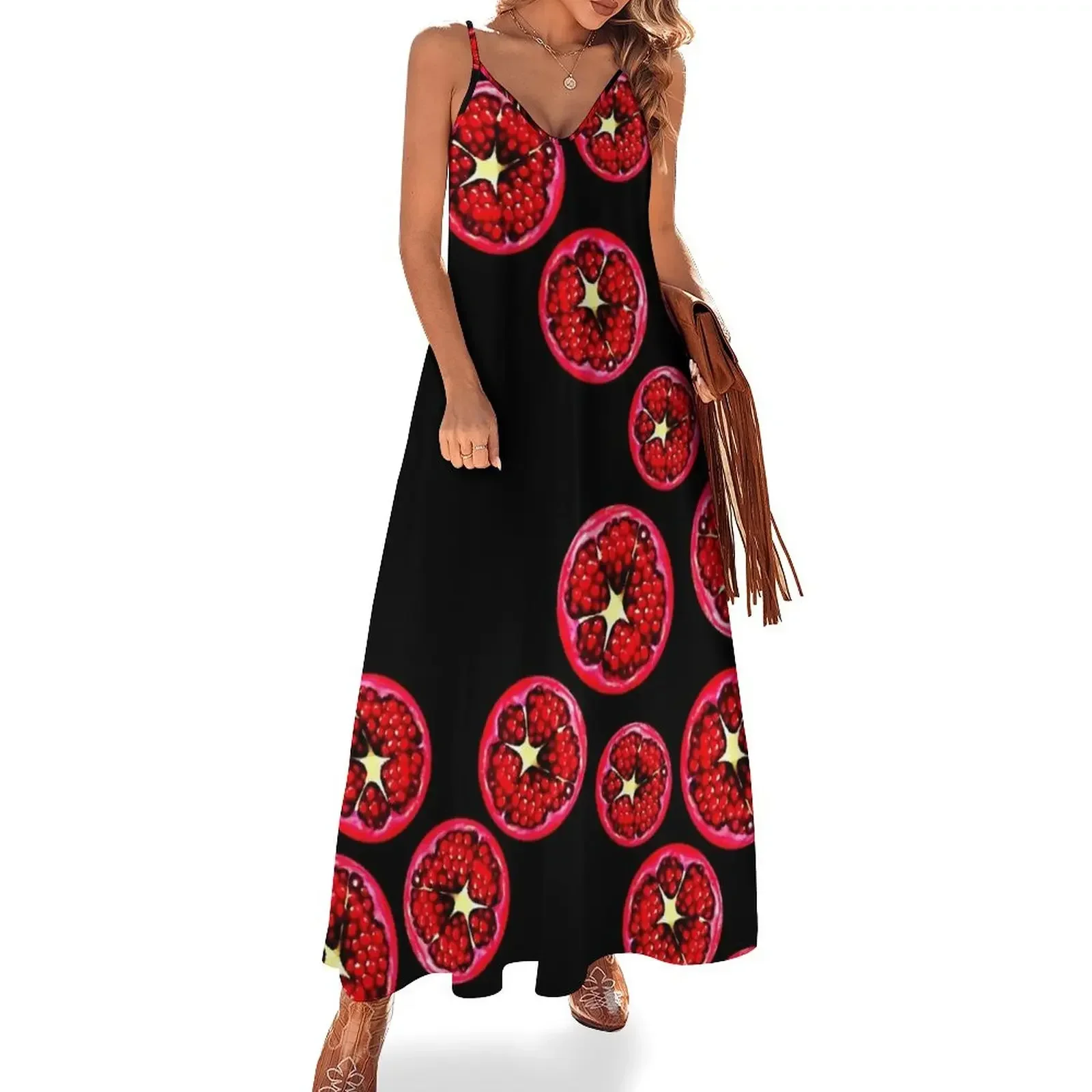Pomegranate Pattern Sleeveless Dress ceremony dresses dresses for woman 2024 Dress
Pomegranate Pattern Sleeveless Dress ceremony dresses dresses for woman 2024 Dress