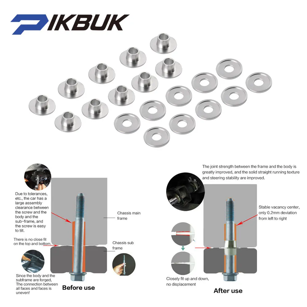 Subframe Rigid Collar Bushing For VW Golf MK6 Sagitar Touran Skoda Octavia Seat Leon PQ35 PQ46 MQBAluminum
Subframe Rigid Collar Bushing For VW Golf MK6 Sagitar Touran Skoda Octavia Seat Leon PQ35 PQ46 MQBAluminum