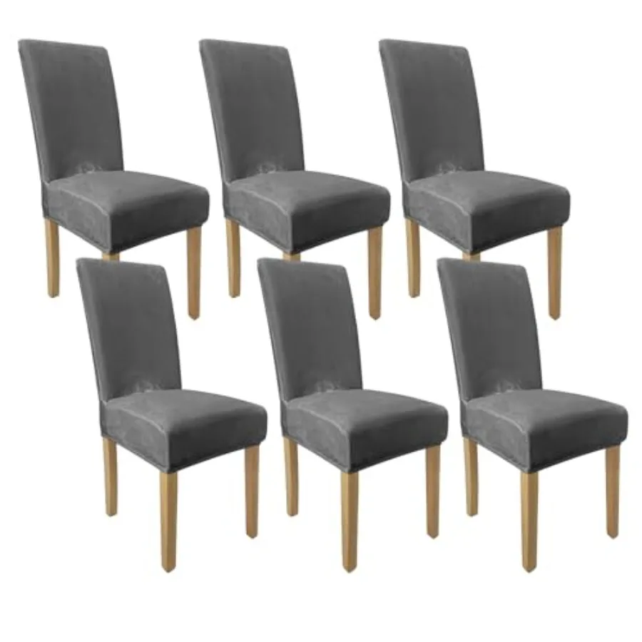 Velvet Dining Room Chair Covers Washable Dining Chairs Covers Stretch Velvet Kitchen Chairs Cover Anti-Dust Removable Parsons C
Velvet Dining Room Chair Covers Washable Dining Chairs Covers Stretch Velvet Kitchen Chairs Cover Anti-Dust Removable Parsons C