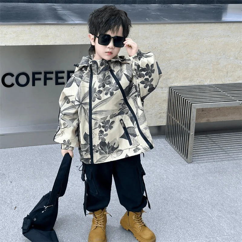 Baby Boys Children Suits Sportwear Autumn Spring Kids Fashion Outdoor Zipper Jacket Windbreaker Top Coat+Loose Pants 2Pc Suits
Baby Boys Children Suits Sportwear Autumn Spring Kids Fashion Outdoor Zipper Jacket Windbreaker Top Coat+Loose Pants 2Pc Suits