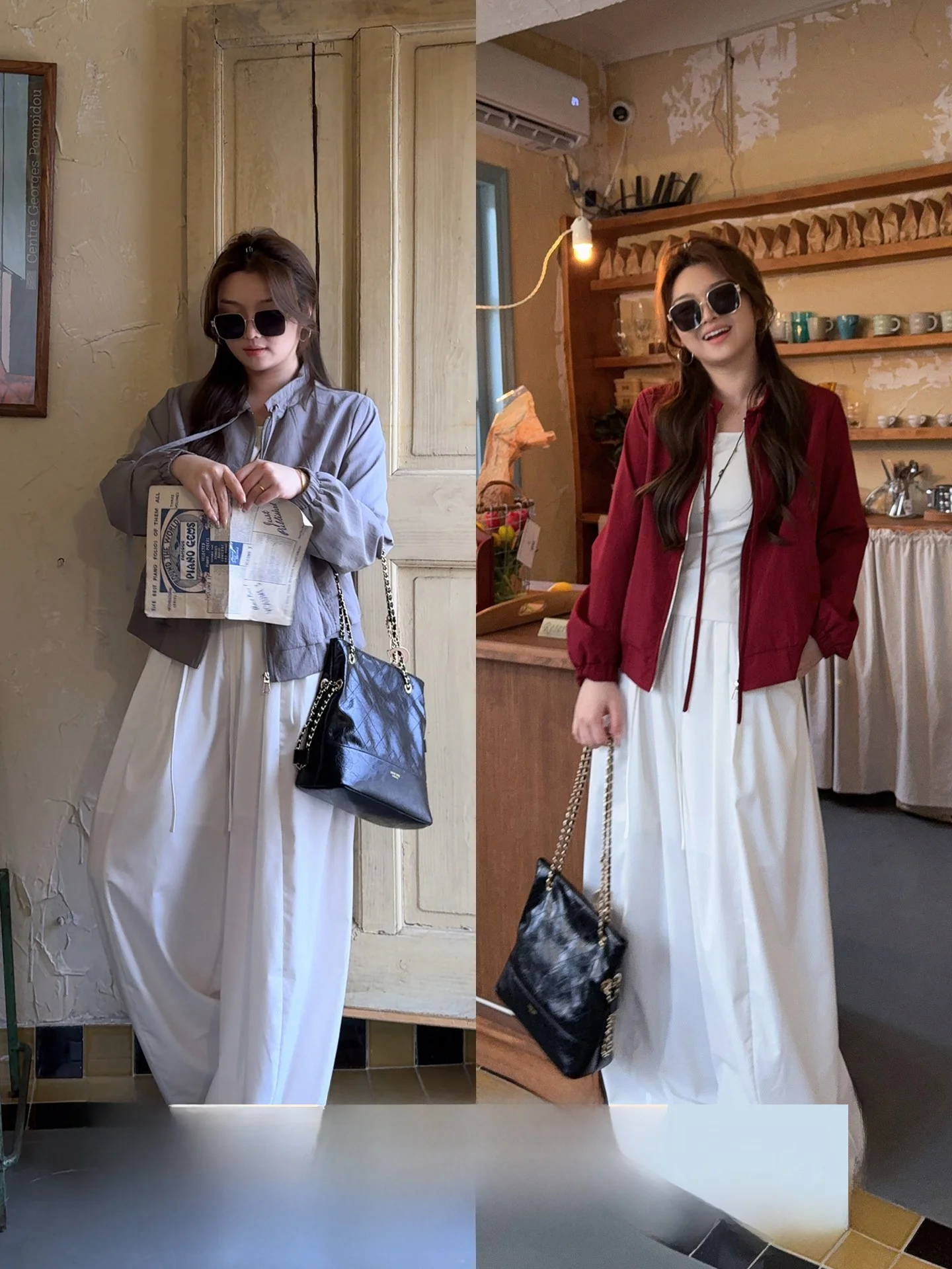 Miss Yang's plus Size Women's Fashion Retro Log Style Short Casual Sunscreen Korean Stand Collar Ball Game Coat for Spring
Miss Yang's plus Size Women's Fashion Retro Log Style Short Casual Sunscreen Korean Stand Collar Ball Game Coat for Spring