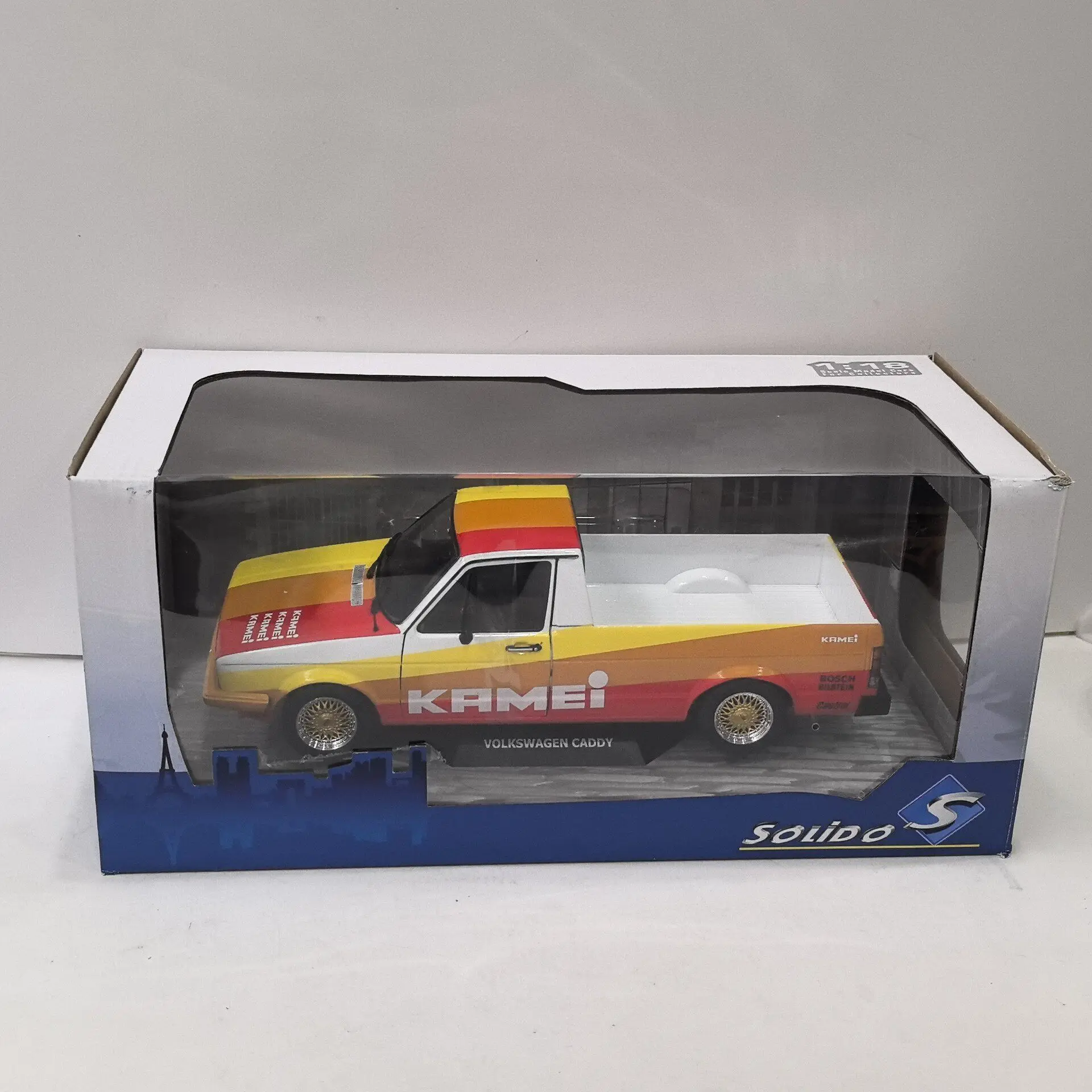 Diecast SOLIDO 1/18 Scale VW CADDY Q8R8 Pickup Alloy Car Model
Diecast SOLIDO 1/18 Scale VW CADDY Q8R8 Pickup Alloy Car Model