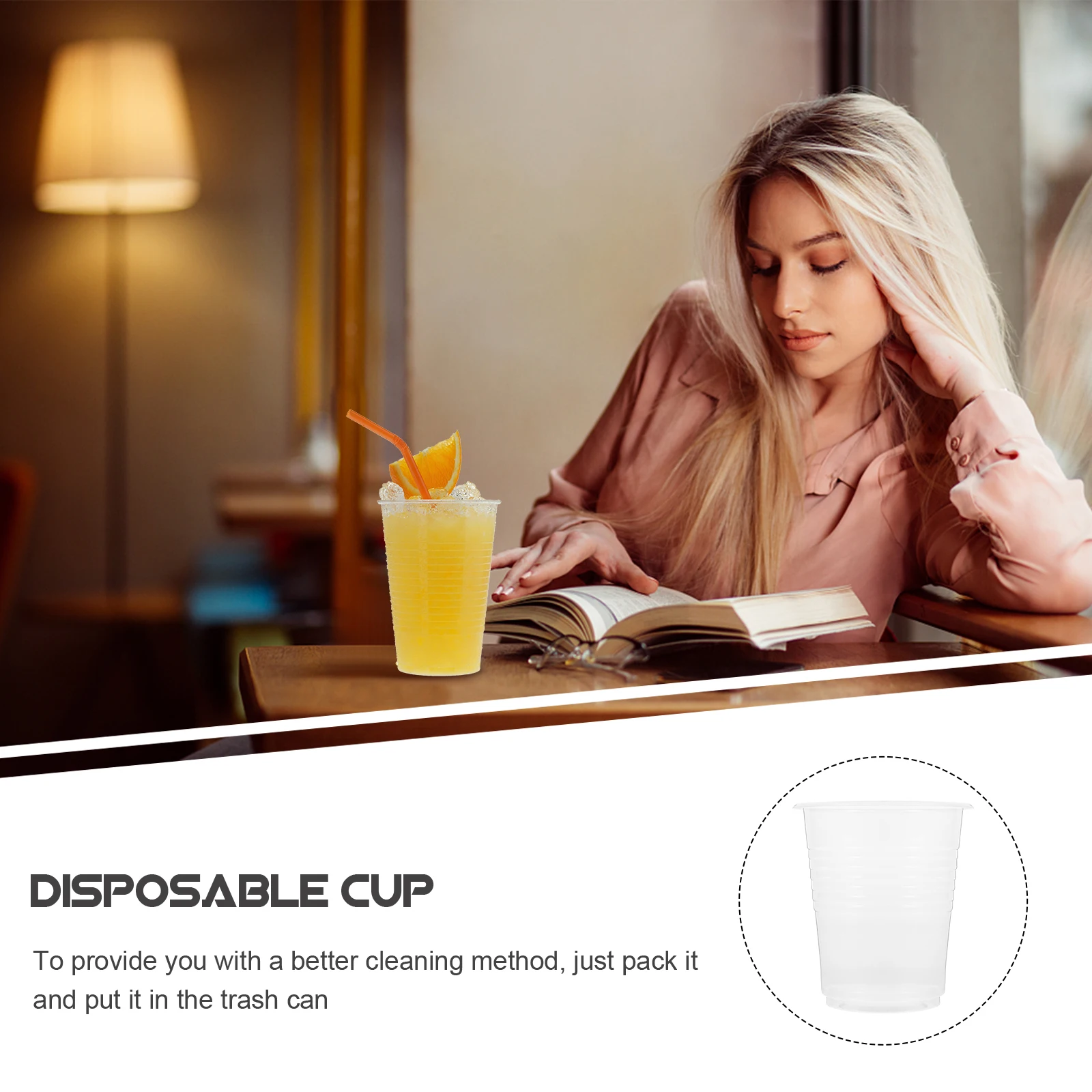 500Pcs Thick Disposable Plastic Cups for Party Use One-Time Wine Juice Water Drinking Cups Plastic Beverage Supplies 
500Pcs Thick Disposable Plastic Cups for Party Use One-Time Wine Juice Water Drinking Cups Plastic Beverage Supplies