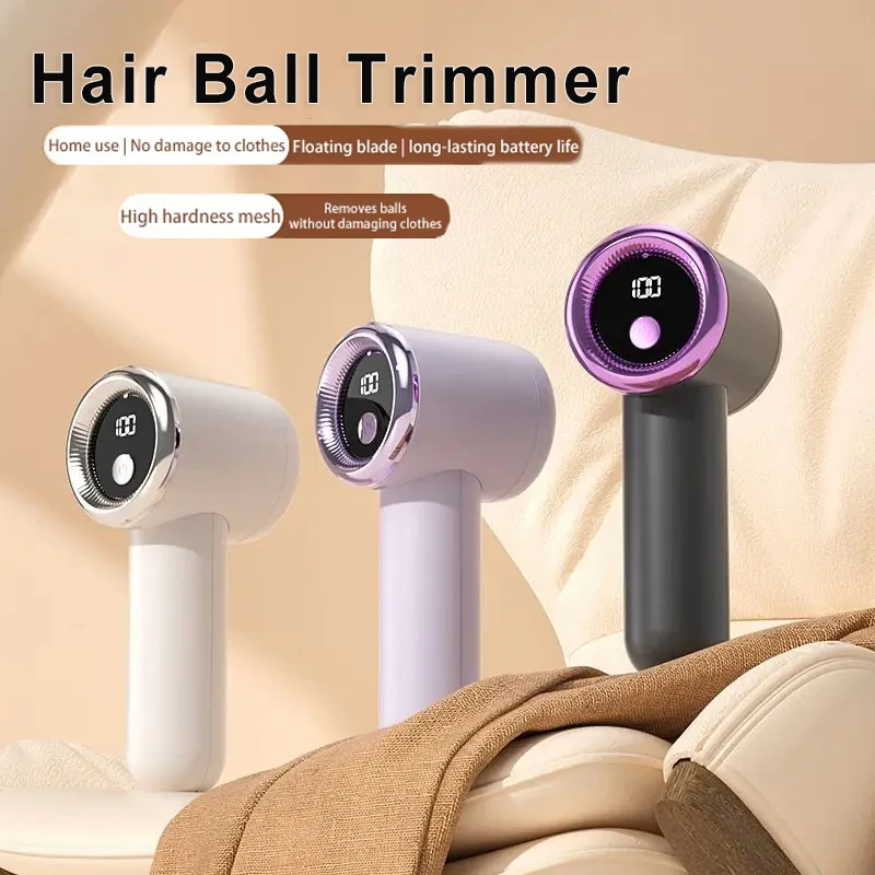 Портативное электрическое средство для удаления ворса с цифровым дисплеем, перезаряжаемый триммер для волос, домашняя бритва для ткани для свитера и одежды
Портативное электрическое средство для удаления ворса с цифровым дисплеем, перезаряжаемый триммер для волос, домашняя бритва для ткани для свитера и одежды