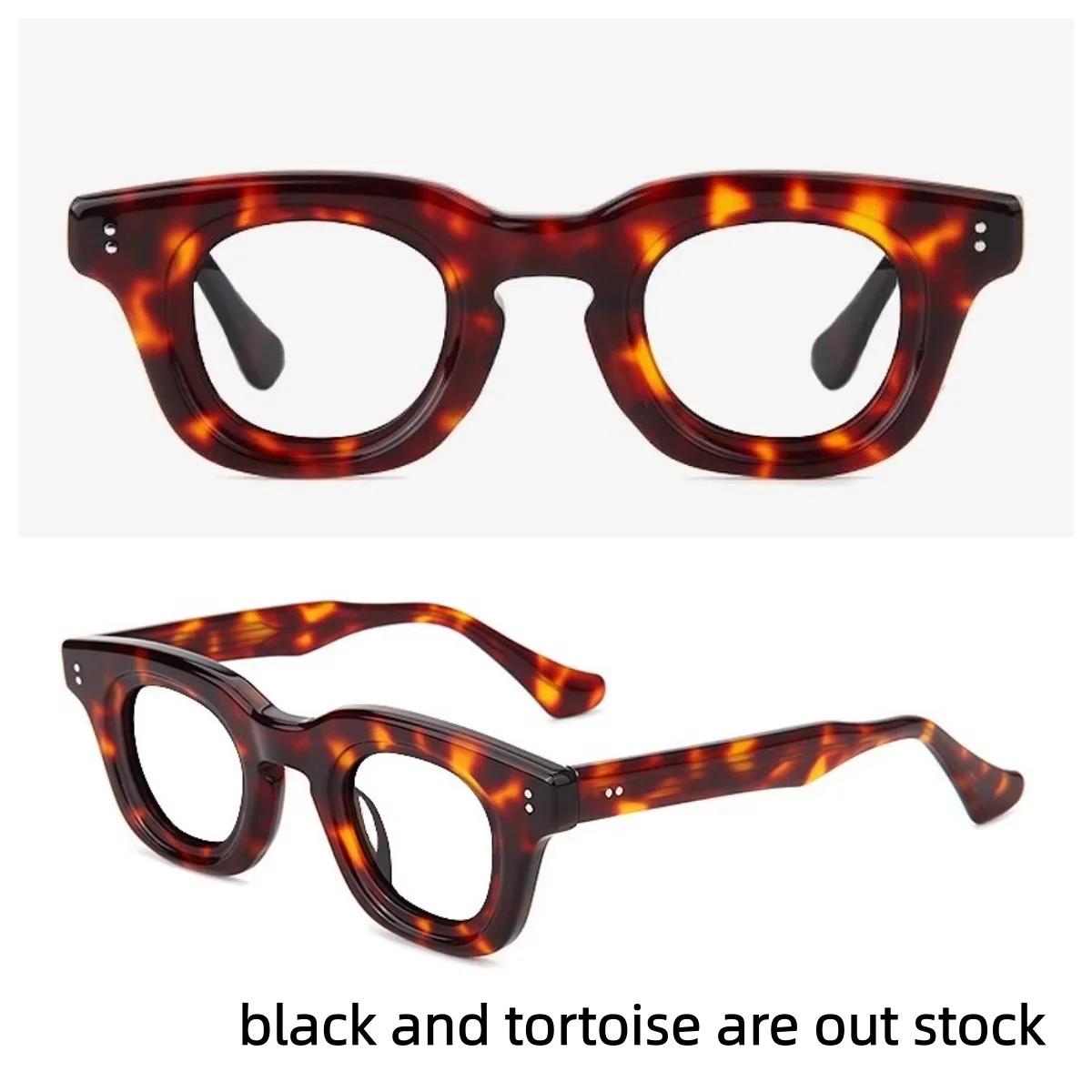 Handmade Retro Oval Glasses Frames for Men Women Vintage Eyeglasses Women Good Quality Trendy Thick Acetate Eyewear
Handmade Retro Oval Glasses Frames for Men Women Vintage Eyeglasses Women Good Quality Trendy Thick Acetate Eyewear