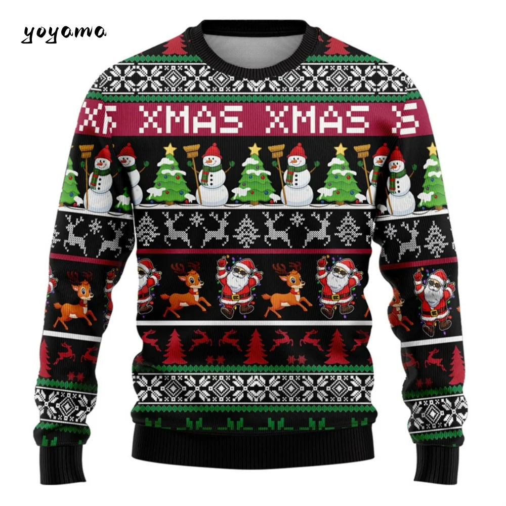 Santa Claus Pattern Ugly Christmas Sweater Men 3D Printed Snowman Pullover Hoodies New Year Holiday Merry Christmas Sweatshirts
Santa Claus Pattern Ugly Christmas Sweater Men 3D Printed Snowman Pullover Hoodies New Year Holiday Merry Christmas Sweatshirts