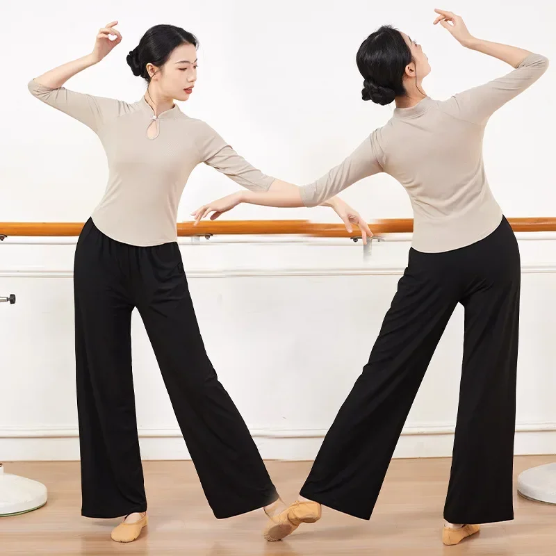 2026 Classical Dance Suit Women's Practice Suit Stand-up Collar Chinese DanceSuit Spring and Summer Modern
2026 Classical Dance Suit Women's Practice Suit Stand-up Collar Chinese DanceSuit Spring and Summer Modern