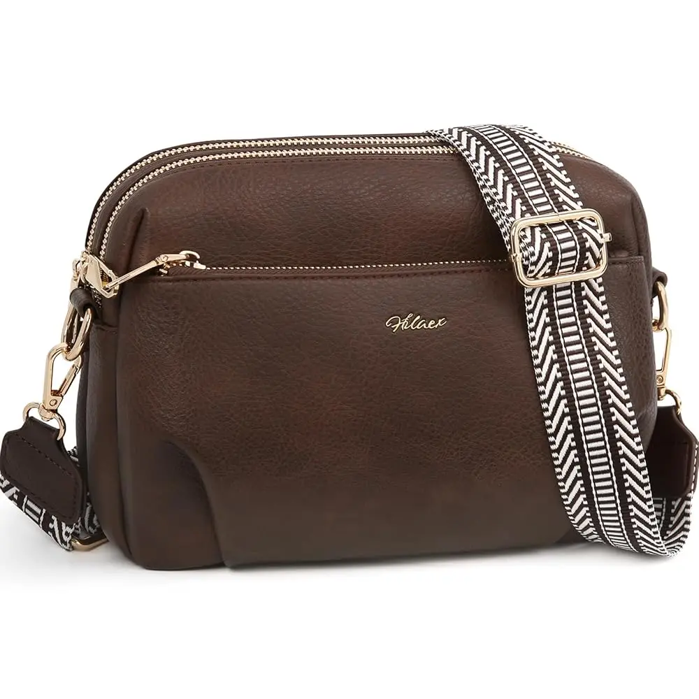 Free ShippingCrossbody Bag for Women Leather Purse Anti Theft Multi Pockets Wide Adjustable Strap Shoulder Handbag RFID Blocking
Free ShippingCrossbody Bag for Women Leather Purse Anti Theft Multi Pockets Wide Adjustable Strap Shoulder Handbag RFID Blocking