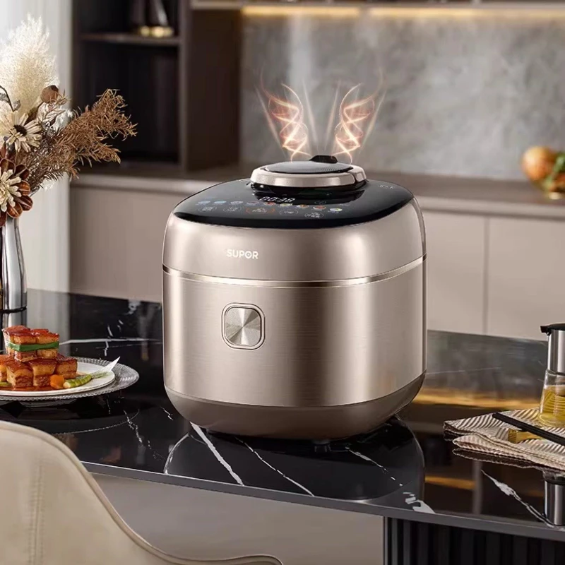 5L IH Rapid Release Electric Pressure Cooker, Round Inner Pot High Capacity Household Powerful Heating Pressure Cooker
5L IH Rapid Release Electric Pressure Cooker, Round Inner Pot High Capacity Household Powerful Heating Pressure Cooker