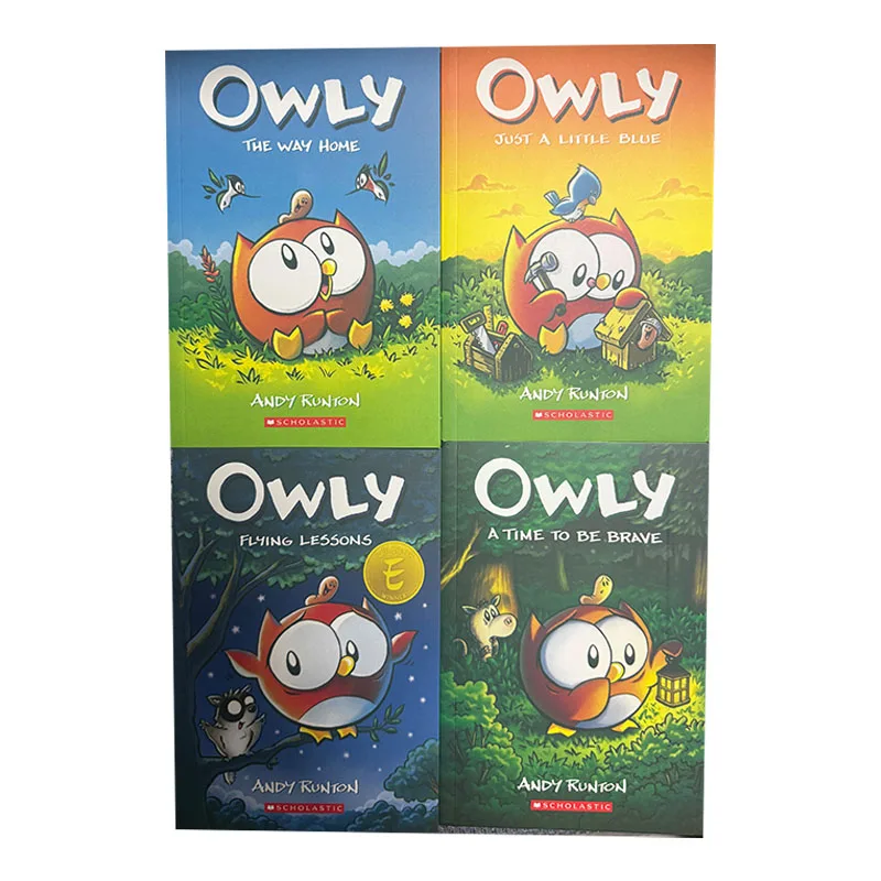 Big Eyed Owl Owly Chapter Bridge Picture 4 Books/set English Reading Storybooks
Big Eyed Owl Owly Chapter Bridge Picture 4 Books/set English Reading Storybooks
