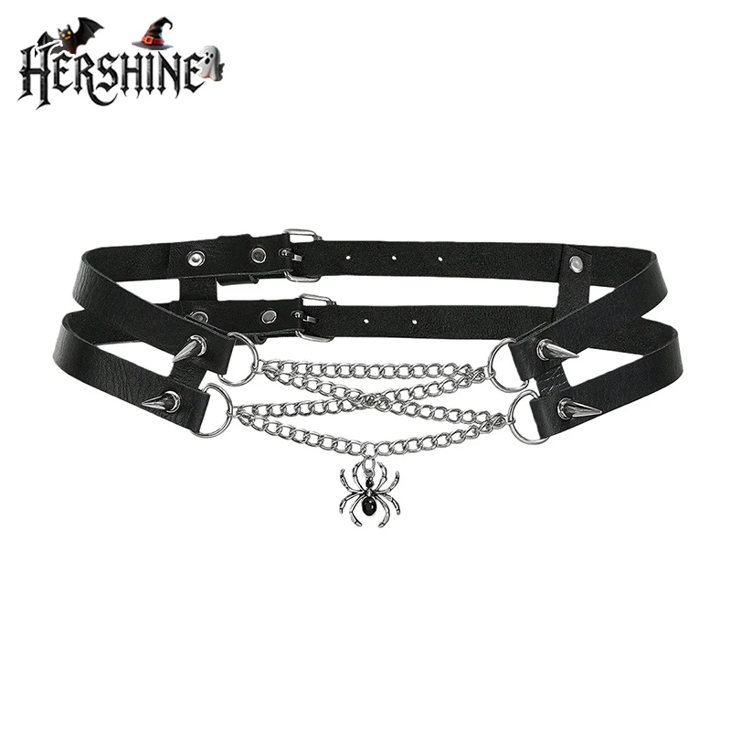 HERSHINE 1 piece women's trendy double-layer spider belt Y2K Gothic punk style street rock hip-hop Halloween accessories cosplay
HERSHINE 1 piece women's trendy double-layer spider belt Y2K Gothic punk style street rock hip-hop Halloween accessories cosplay