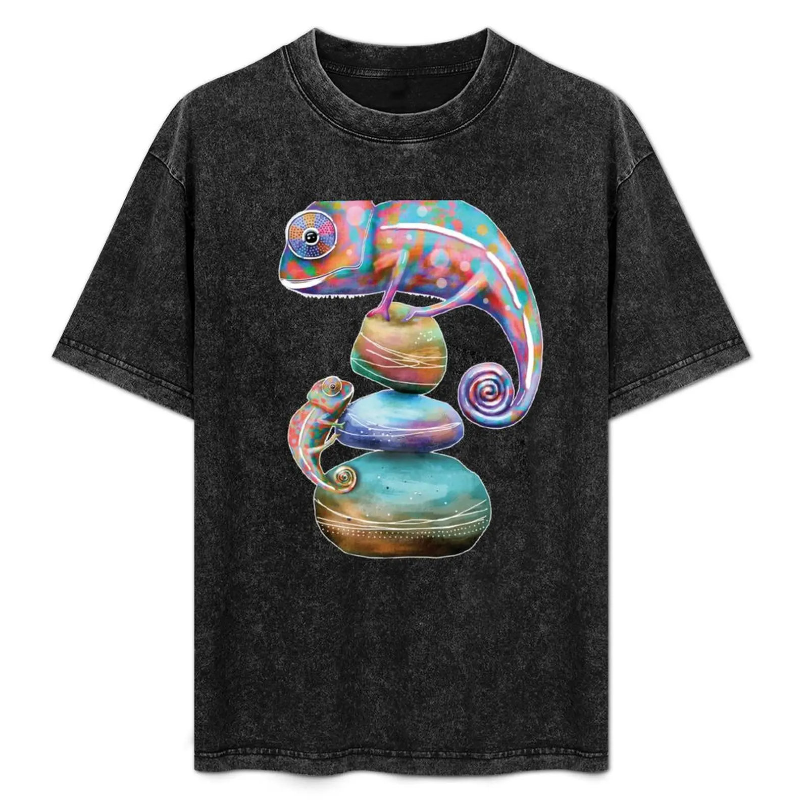 Chameleons T-Shirt Stylish Graphic Short Sleeve Top
Chameleons T-Shirt Stylish Graphic Short Sleeve Top