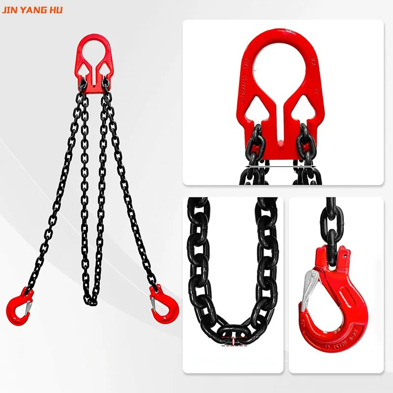 7100lbs/3.22 Tons Lifting Chains with Adjuster Hooks 3/8 Inch x 10 Ft Chain Slings for Engine Hoist Industrial Grab Hook
7100lbs/3.22 Tons Lifting Chains with Adjuster Hooks 3/8 Inch x 10 Ft Chain Slings for Engine Hoist Industrial Grab Hook