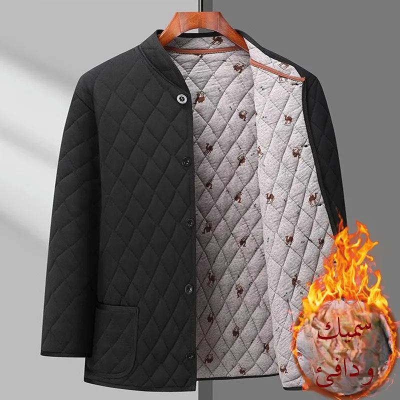 Мужская хлопковая куртка Thiened Fce на подкладке, зимняя домашняя одежда для среднего возраста и подкладки, длинная застежка на одной пуговице
Мужская хлопковая куртка Thiened Fce на подкладке, зимняя домашняя одежда для среднего возраста и подкладки, длинная застежка на одной пуговице