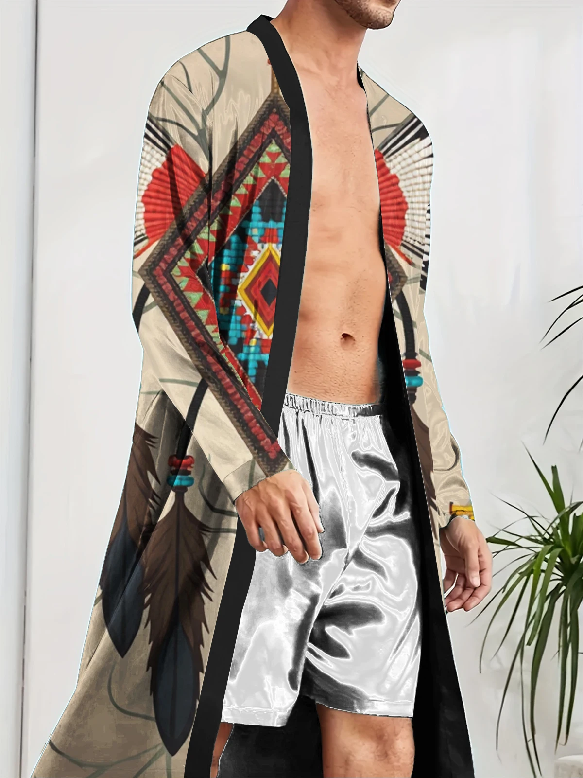1pcs Men's Robes 2026 Spring/Summer Funny pajamas Graphic Robes Bathrobe Breathable 3D Printed robe Bathrobe men
1pcs Men's Robes 2026 Spring/Summer Funny pajamas Graphic Robes Bathrobe Breathable 3D Printed robe Bathrobe men