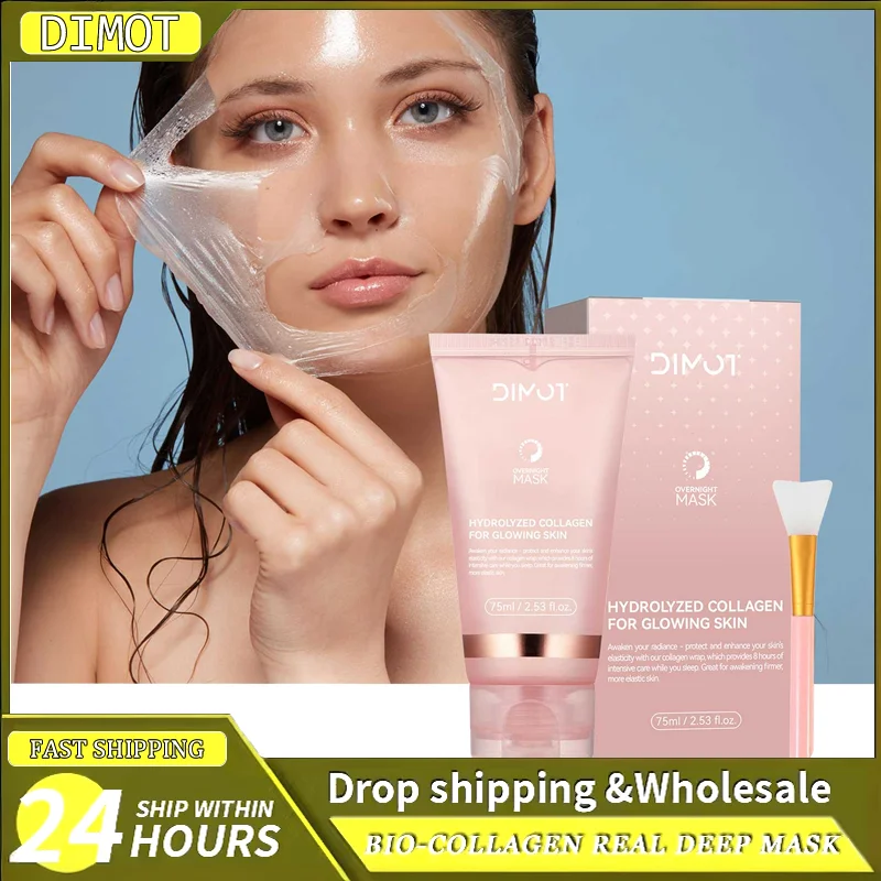 Collagen Night Wrapping MaskReduces Sagging & Dullness Hydrolyzed Elasticity Hydration Skin Care for All Skin Types
Collagen Night Wrapping MaskReduces Sagging & Dullness Hydrolyzed Elasticity Hydration Skin Care for All Skin Types