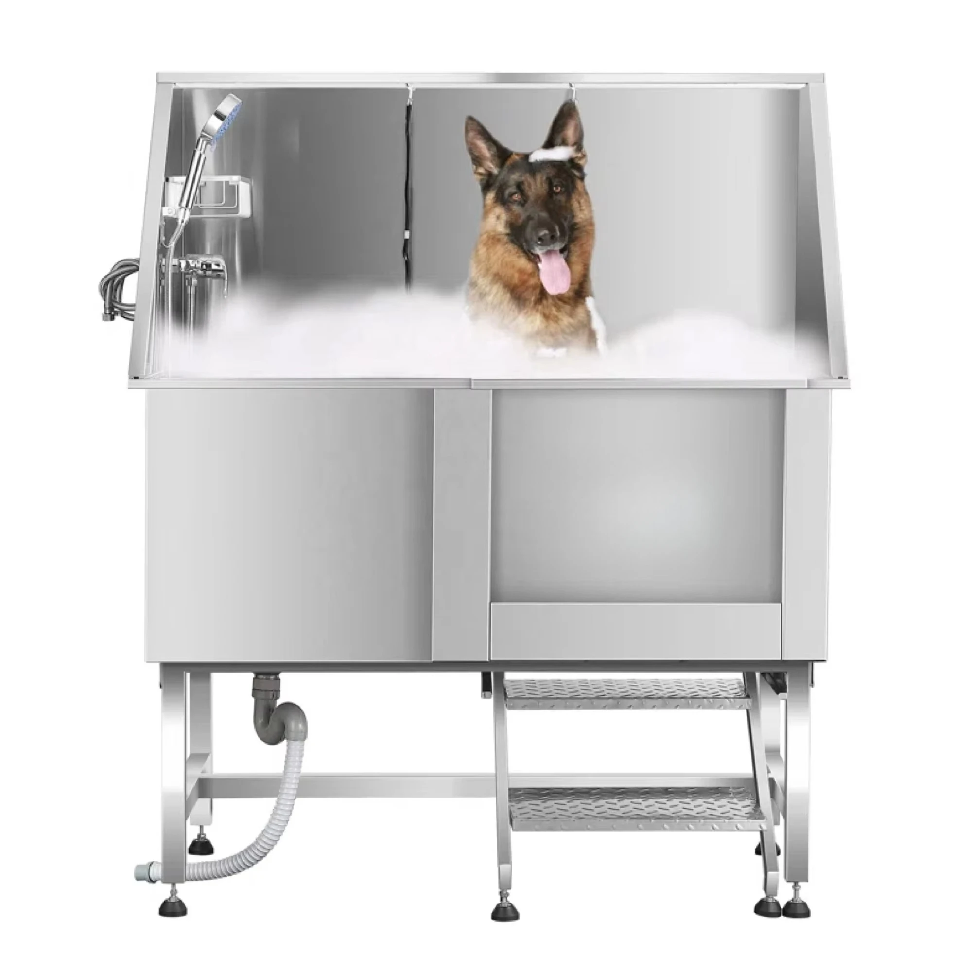 Petsproofing Dog Multifunction Grooming Bath Tub Tubs Stainless Steel Bathtub for Pet SPA Shower Large Dog Grooming Bath Tub
Petsproofing Dog Multifunction Grooming Bath Tub Tubs Stainless Steel Bathtub for Pet SPA Shower Large Dog Grooming Bath Tub