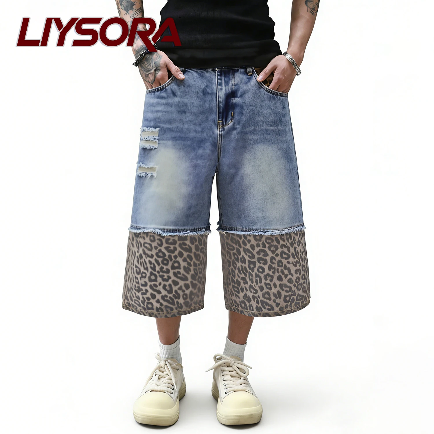LIYSORA американские ретро ультра мешковатые широкие камуфляжные лоскутные джинсы-капри мужские летние джинсовые шорты индивидуального дизайна
LIYSORA американские ретро ультра мешковатые широкие камуфляжные лоскутные джинсы-капри мужские летние джинсовые шорты индивидуального дизайна