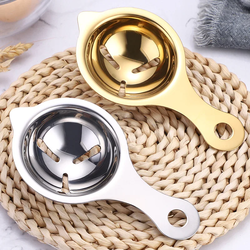 Stainless Steel Egg White Separator with Hanging Holes Non-slip Creative Tool Egg Yolk Separation Tool Kitchen Eggs Accessories
Stainless Steel Egg White Separator with Hanging Holes Non-slip Creative Tool Egg Yolk Separation Tool Kitchen Eggs Accessories