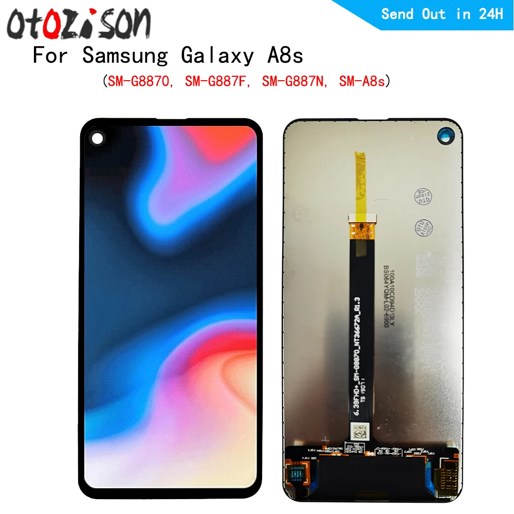 6,4 "экран для Samsung Galaxy A8S SM-G8870, SM-G887F, ЖК-дисплей, сенсорная панель, дигитайзер с рамкой в сборе
6,4 "экран для Samsung Galaxy A8S SM-G8870, SM-G887F, ЖК-дисплей, сенсорная панель, дигитайзер с рамкой в сборе