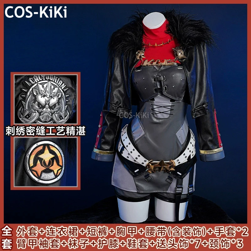 COS-KiKi Zenless Zone Zero Caesar King Son's Of Calydon игровой костюм униформа косплей костюм Хэллоуин карнавальный наряд для вечеринки женский
COS-KiKi Zenless Zone Zero Caesar King Son's Of Calydon игровой костюм униформа косплей костюм Хэллоуин карнавальный наряд для вечеринки женский