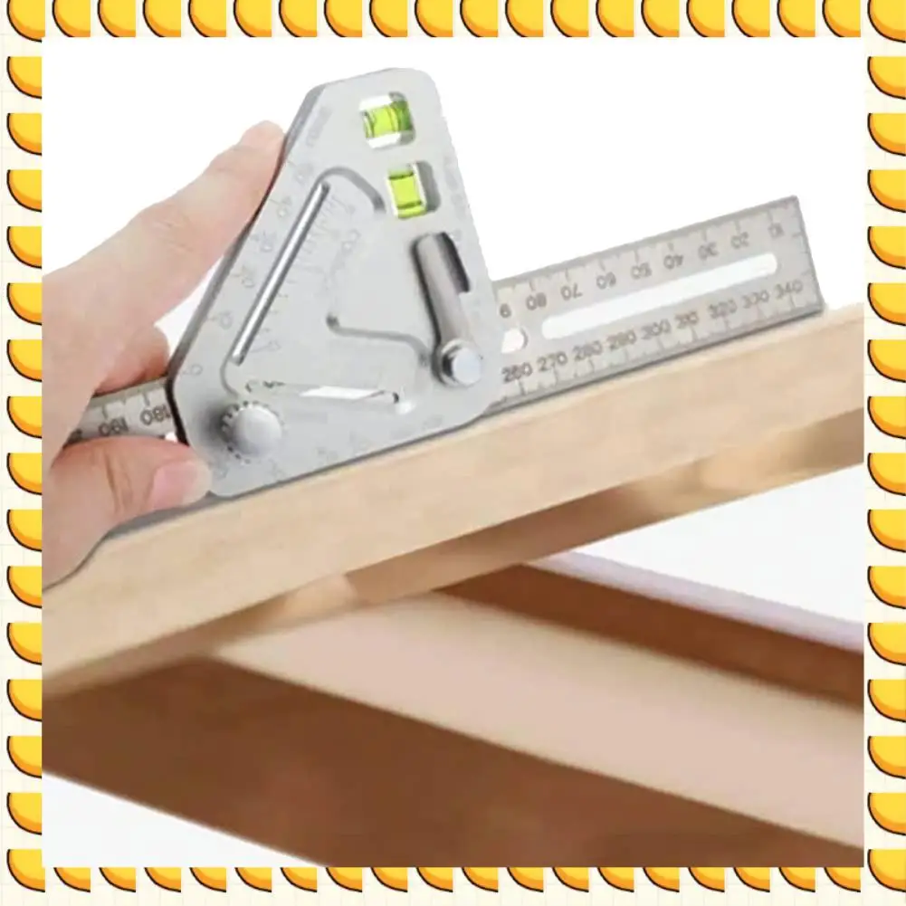 BAAU 1 Pcs Multi-Functional Woodworking Ruler Premium Adjustable Protractor Building Decoration Measuring Tools
BAAU 1 Pcs Multi-Functional Woodworking Ruler Premium Adjustable Protractor Building Decoration Measuring Tools