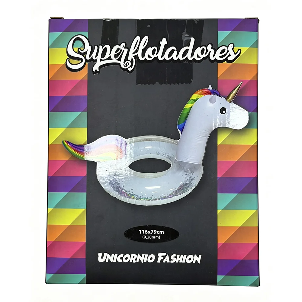 Rainbow Glitter Unicorn Inflatable Float Toy, Adult Water Play Floating Seat for Pool Beach
Rainbow Glitter Unicorn Inflatable Float Toy, Adult Water Play Floating Seat for Pool Beach