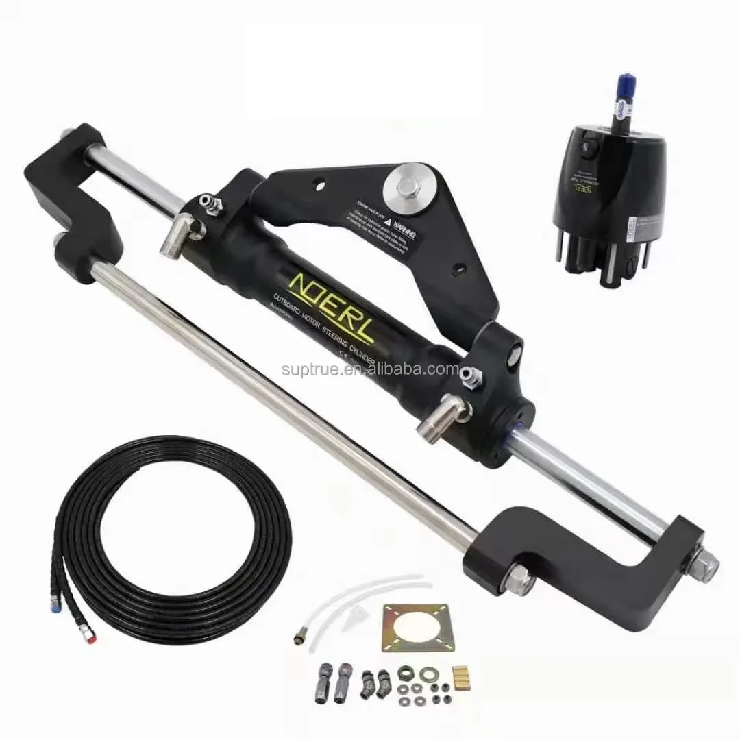 Marine Hydraulic Steering Gear System With Cylinder Hydraulic Outboard Power Steering System Kit 90HP/150HP/300HP
Marine Hydraulic Steering Gear System With Cylinder Hydraulic Outboard Power Steering System Kit 90HP/150HP/300HP