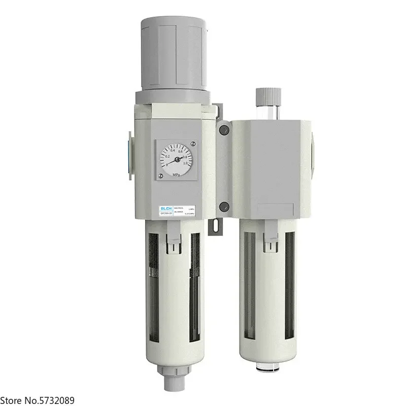 Pneumatic oil-water separator air source processor duplex air compressor filtration pressure regulating valve GFC300
Pneumatic oil-water separator air source processor duplex air compressor filtration pressure regulating valve GFC300